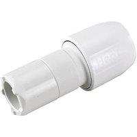 Hep2O Plastic Push-Fit Stem Coupler F 15mm x M 22mm (8401F)