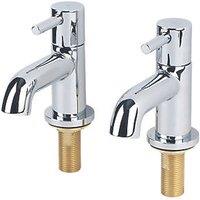 Swirl Ola Basin Taps Chrome 1 Pair (8405P)