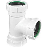 McAlpine V15M Compression Waste Tee White 50mm (840JG)