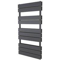 Ximax 970mm x 500mm 2177BTU Anthracite Flat Designer Towel Radiator (840TP)
