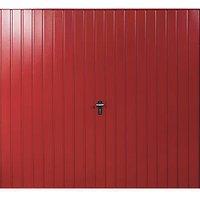 Gliderol Vertical 8' x 7' Non-Insulated Framed Steel Up & Over Garage Door Ruby Red (840VP)