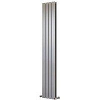 Ximax 1800mm x 295mm 2683BTU Silver Vertical Designer Radiator (8410H)