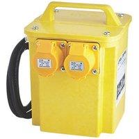 Carroll & Meynell 3000VA Intermittent Step-Down Isolation Transformer 230V/110V Yellow (84144)