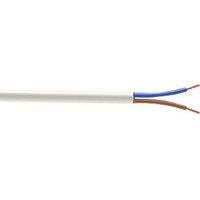 Time 3182Y White 2-Core 1.5mm Flexible Cable 25m Drum (841JY)
