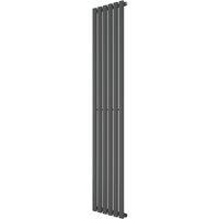Azur Eclipse 1800mm x 360mm 2505BTU Anthracite Vertical Designer Radiator (842YR)