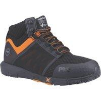 Timberland Pro Radius Size 9 Black/Orange Safety Boots (844XP)