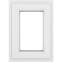 Crystal Top Opening Clear Triple-Glazed Casement White uPVC Window 440mm x 610mm (846JM)