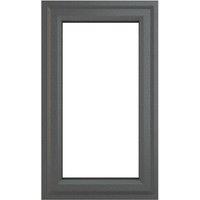 Crystal Left-Hand Opening Clear Double-Glazed Casement Anthracite Grey uPVC Window 610mm x 1115mm (846JP)