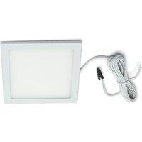 VEW Slim Square LED Cabinet Lights White 3W 140lm 3 Pack (846TW)