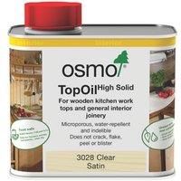 Osmo 0.5Ltr Clear Satin Solvent-Based Interior Wood Finishing Oil (846YM)