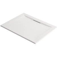Mira Flight Level Safe Rectangular Shower Tray White 1000mm x 800mm x 25mm (847HR)