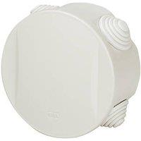 Vimark 4-Entry Round Junction Box with Knockouts 83mm x 51mm x 83mm (847VT)