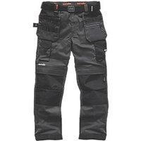 Scruffs Pro Flex Holster Work Trousers Graphite 32" W 34" L (848JJ)