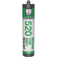 No Nonsense 520 Lead Sheet Silicone Sealant Grey 310ml (848RU)