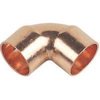 Flomasta Copper End Feed Equal 90 Elbows 15mm 2 Pack (84933)