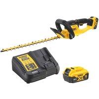 DeWalt DCMHT563P1-GB 55cm 18V 1 x 5.0Ah Li-Ion XR Brushless Cordless Hedge Trimmer (849JL)
