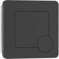 ETAL Porto Dual-Flush Square Plate Matt Black (849VN)