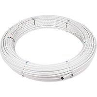 JG Speedfit 15BPEX-150C Push-Fit PE-X Barrier Pipe 15mm x 150m White (85164)