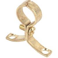Essentials 15mm Pipe Clips Brass 10 Pack (8522J)