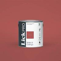 LickPro Max+ 2.5Ltr Red 05 Eggshell Emulsion Paint (852JY)