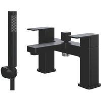 ETAL Lanza Deck Mounted Bath Shower Mixer Tap Matt Black (852YU)