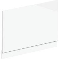 Highlife Bathrooms Halite Adjustable End Bath Panel 700mm Gloss White 2 Pieces (854HL)