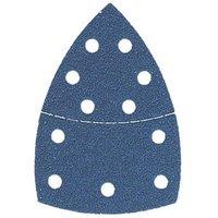 Norton A203F 40 Grit 11-Hole Punched Multi-Material Sanding Sheets 100mm x 150mm 5 Pack (854JG)