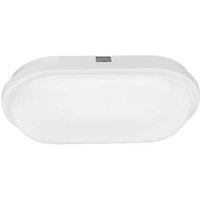 Aurora Utilite Indoor & Outdoor Oval LED Bulkhead White 20W 1800lm (854JK)