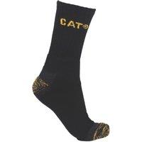 CAT Premium Work Socks Black 6-11 3 Pairs (854YR)