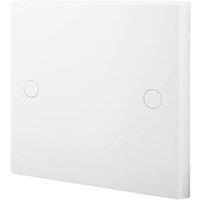 British General 900 Series 1-Gang Blanking Plate White (85581)