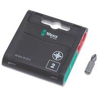 Wera BiTorsion 855/1 H 1/4" 25mm Hex Shank PZ2 Tough Bits 20 Pack (855FP)