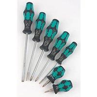 Wera 300/7 Kraftform Plus Mixed Screwdriver Set 7 Pieces (855FU)