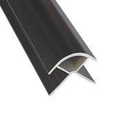 Splashwall External Corner Black 2420mm x 11mm (855GV)