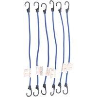 Smith & Locke Heavy Duty Blue Bungee Cords 600mm x 8mm 6 Pack (855VE)