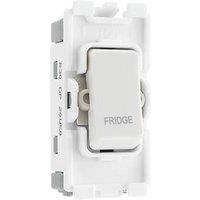 British General Nexus 800 Grid 20A Grid DP Fridge Switch White (856PY)