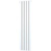 Towelrads Hanworth Plus 1800mm x 480mm 6190BTU White Vertical Designer Radiator (856RY)