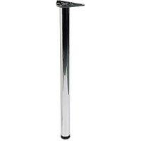 Hafele Worktop Leg Chrome 870mm (85795)