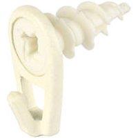 Cobra WallDriller Self-Drilling Picture Hooks for Plasterboard White 10 Pack (857RG)