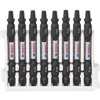 Bosch 1/4" 65mm Hex Shank PH2/T20 Impact Control Double-Ended Screwdriver Bits 8 Piece Set (858FW)