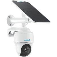 Reolink Go PT Plus G2K4GPTSM64-UK Solar-Powered White Wireless 2K Indoor & Outdoor Dome 4G Pan & Tilt Camera (858RC)