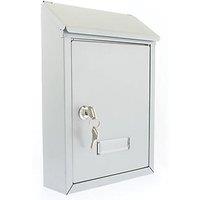 Burg-Wachter Avon Post Box Silver Powder-Coated (858TY)