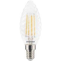 Sylvania TOLEDO RETRO TWISTED E14 Candle LED Light Bulb 470lm 4.5W (858VN)