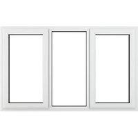 Crystal Left & Right-Hand Opening Clear Double-Glazed Casement White uPVC Window 1770mm x 965mm (859JP)