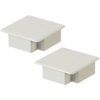 Deta TTE Maxi Trunking End Caps 50mm x 50mm 2 Pack (859VT)