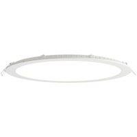 Saxby SirioDISC Fixed LED Recessed Downlight Matt White 24W 2200lm (859VX)
