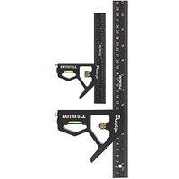 Faithfull Combination Square 2 Piece Set (860RK)