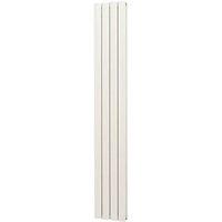 Glow 1800mm x 275mm 3224BTU White Vertical Designer Radiator (8617F)