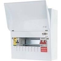 Lewden PRO 11-Module 7-Way Part-Populated Main Switch Consumer Unit with SPD (861HM)