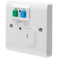 Crabtree Instinct 13A Unswitched Passive RCD Fused Spur White (861HV)