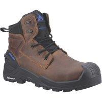 Amblers 980C Crusader Size 10 Brown Waterproof Safety Boots (861VU)